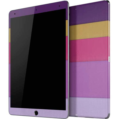 Radiant Orchid Color Block iPad Skins